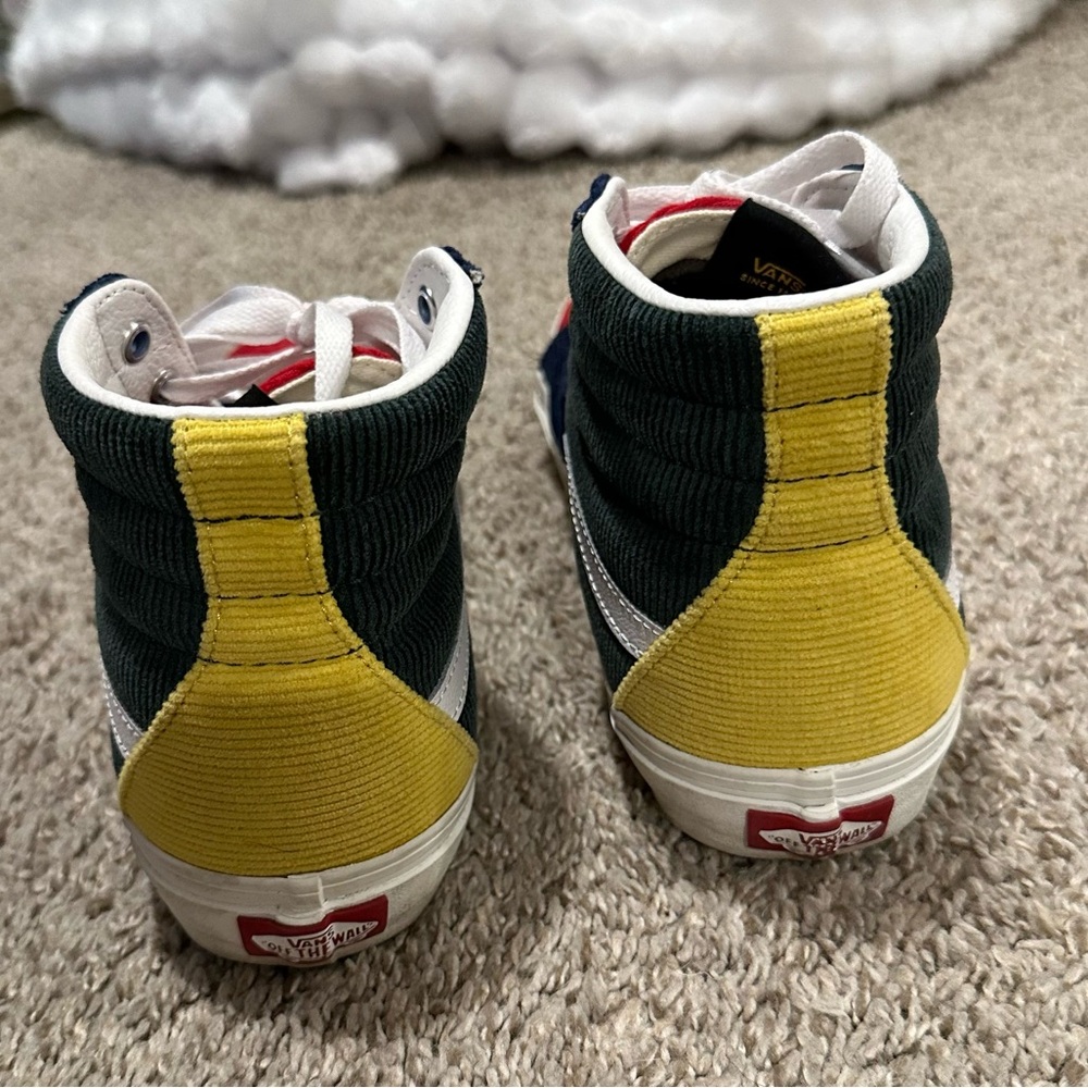 Vans Sk8-Hi Colorblock Mixed Corduroy Sneakers - Picture 2 of 16